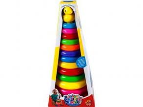 Montessori torony kacsás, 43 cm magas