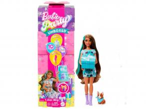 Barbie: Party Reveal meglepetés baba Corgi kutyussal - Mattel