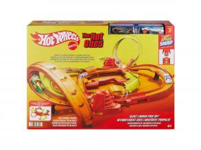 Hot Wheels: Blast Launch Face-Off ütközések versenypálya szett - Mattel