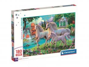 Unikornisok a vízesésnél 180db-os super puzzle - Clementoni