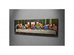 Elegáns vászonfestmény, 30 x 80 cm, 100% fa keret