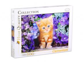 Clementoni: Vörös kiscica 500 darabos puzzle