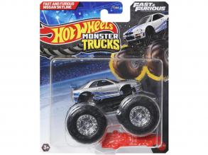Hot Wheels Monster Trucks: Halálos iramban Nissan Skyline kisautó 1/64 - Mattel