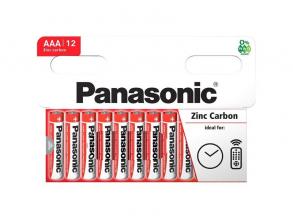 Panasonic Red Zinc AAA mikro ceruza 1.5V cink-mangán tartós elem 12db/csomag