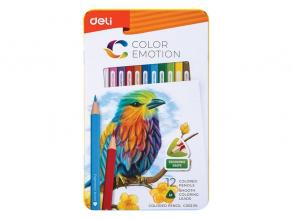 Deli Color Emotion 12db-os vegyes színű színes ceruza