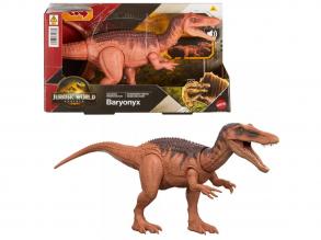 Jurassic World: Újjászületés Wild Roar Baryonyx támadó dinoszaurusz figura - Mattel