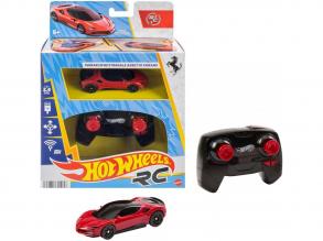 Hot Wheels: RC Ferrari távirányítós kisautó 1/64 - Mattel