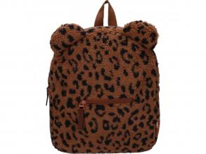 Gepárdmintás plüss hátizsák 31 x 26 x 9 CM Gepárdmintás plüss hátizsák 31 x 26 x 9 CM