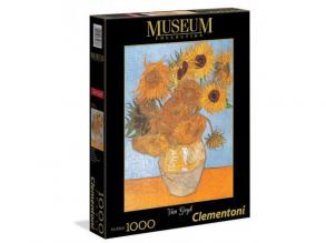 Museum Collection: Vincent Van Gogh - Váza tizenkét napraforgóval 1000 db-os puzzle - Clementoni