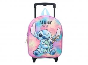 Stitch 3D görgős hátizsák