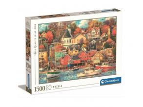 Szép idők a kikötőben HQC 1500 db-os puzzle - Clementoni