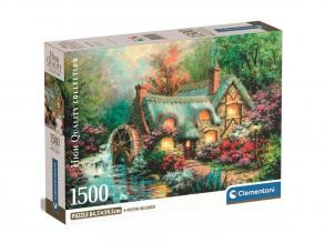 Erdei faház 1500 db-os HQC puzzle 84,5x59,5cm - Clementoni