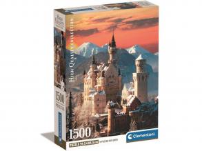 Neuschwastein kastély 1500 db-os HQC puzzle 59,5x84,5cm - Clementoni