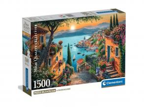 Séta a kikötőben HQC 1500 db-os compact puzzle - Clementoni