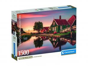 Zaanse Schans HQC 1500 darabos puzzle - Clementoni