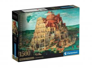 Museum Collection: Bábel torony 1500 darabos compact puzzle - Clementoni