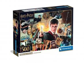 Harry Potter - A varázsvilág relikviái 1500 db-os compact puzzle - Clementoni
