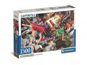 Lupin the 3rd 1500 db-os compact puzzle - Clementoni