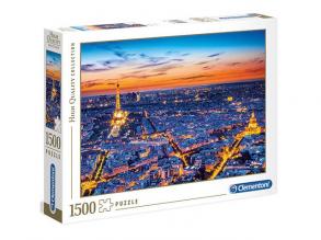 Párizs látképe HQC 1500db-os panoráma puzzle - Clementoni