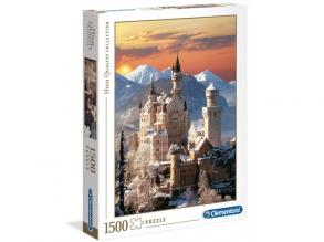 Neuschwanstein kastély HQC 1500 db-os puzzle - Clementoni