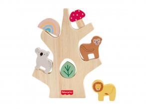 Fisher Price fából készült egyensúlyozó fa