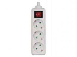 EMOS elosztó (kiterjesztés) 3 aljzat csatlakoztatható kábel nélkül