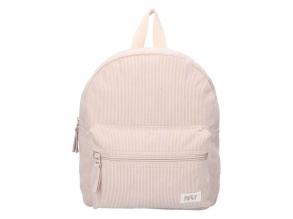 Bézs bársony hátizsák