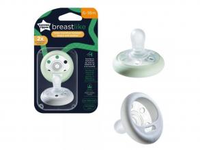 Tommee Tippee: Breast Like Anyamell formájú cumi 2db-os szett (6-18 hó)