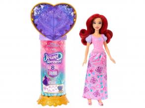 Disney Hercegnők: Csupaszív meglepetés baba - Ariel - Mattel