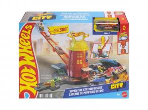 Hot Wheels: Tűzoltó torony pályaszett - Mattel