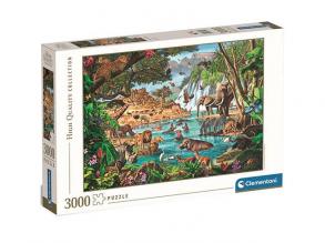 Afrikai Vízlelőhely HQC puzzle 3000db-os - Clementoni
