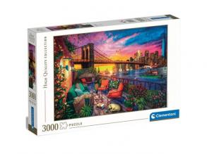 Naplemente Manhattanben HQC puzzle 3000db-os - Clementoni