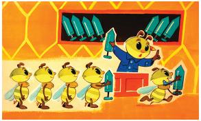 A telhetetlen méhecske diafilm