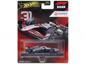 Hot Wheels Premium: MoneyGram Haas Formula 1 team No.:31 kisautó 1/64 - Mattel