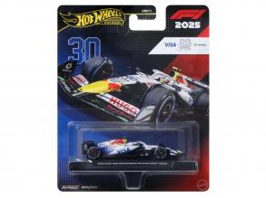 Hot Wheels Premium: Visa Cash App Racing Bulls Formula 1 team No.:30 kisautó 1/64 - Mattel
