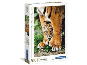 Bengáli tigris kölyök HQC 500db-os puzzle - Clementoni