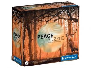 Peace Puzzle: Susogó némaság 500db-os puzzle - Clementoni