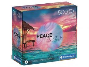 Peace Puzzle: Élj a mának 500db-os puzzle - Clementoni