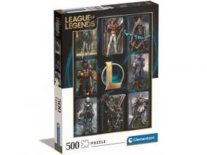 League of Legends: Hősök HQC puzzle 500db-os - Clementoni