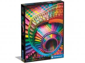 Colorboom Collection - Színes lépcsők 500 db-os puzzle - Clementoni
