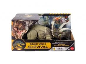 Jurassic World: Triceratops támadó dinó hanggal és fénnyel  Mattel