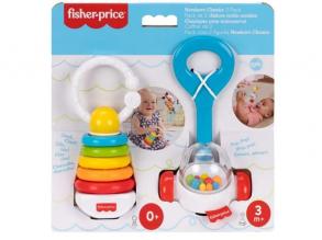Fisher-Price: 2 db-os színes csörgőszett babáknak - Mattel