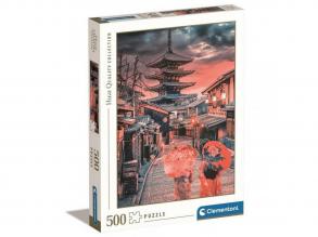 Este Kyoto városában HQC 500 db-os puzzle - Clementoni