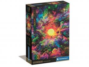 Colorboom Collection: Pszichedelikus 500 db-os Compact puzzle - Clementoni