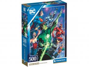 DC Comics Igazság ligája hősei HQC 500db-os puzzle - Clementoni