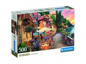 Como tó, Olaszország HQC 500 darabos puzzle - Clementoni