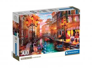 Naplemente Velencében 500 db-os HQC kompakt puzzle - Clementoni