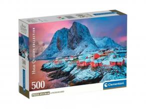 Hamnoy falu HQC 500 darabos puzzle - Clementoni