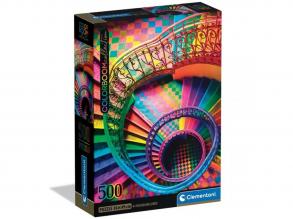 Colorboom Collection: Színes lépcsők 500 db-os puzzle - Clementoni