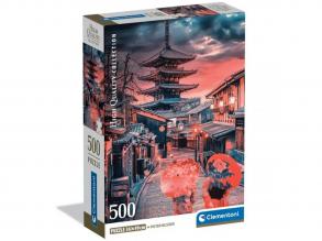 Este Kyoto városában 500 db-os HQC kompakt puzzle - Clementoni